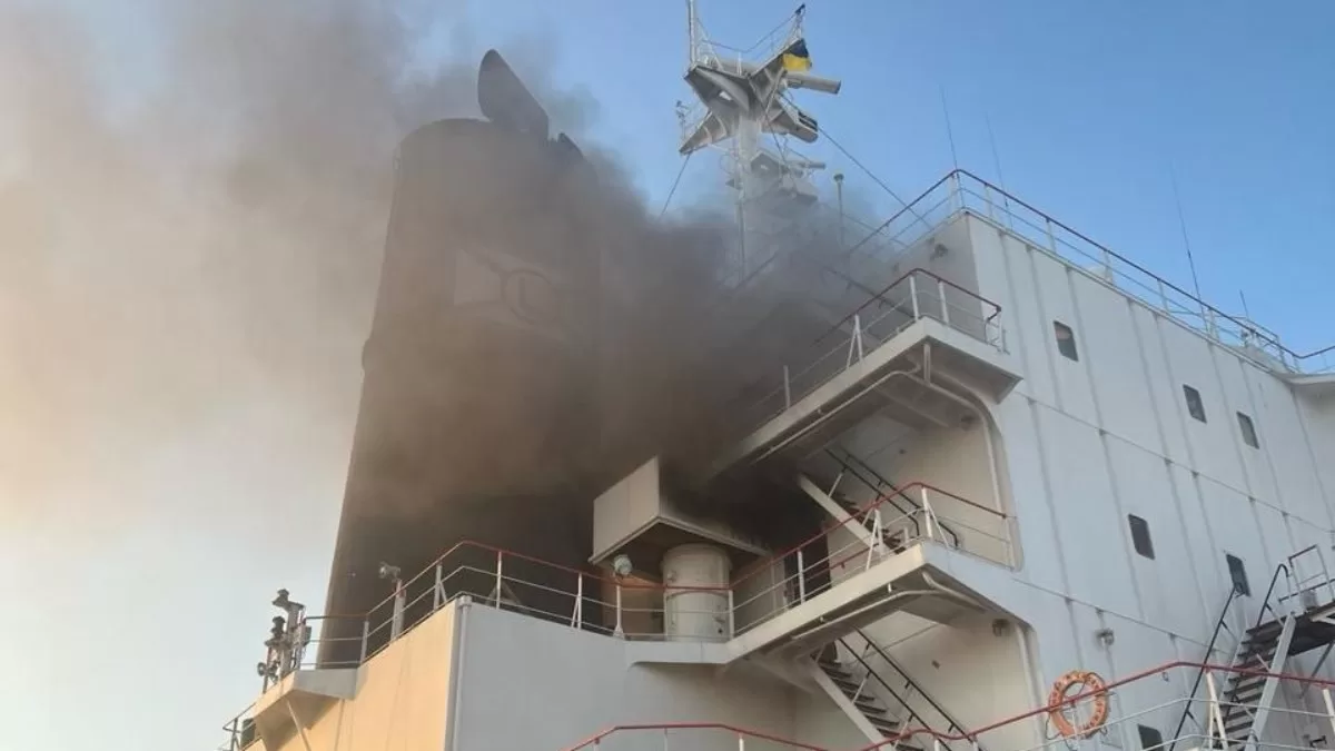 Russia attacked civilian vessels in ports of the Mykolaiv region / Photo: Ukrainian Sea Ports Authority