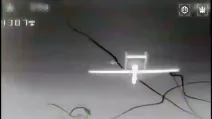 A Ukrainian Chaklun-KM shot down a heavy Russian UAV at an altitude of 4,300 metres / Photo: Screenshot