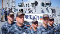 Противоминный корабль «Черкассы» Украина получила от Великобритании в январе 2023 года / Фото: Офис президента