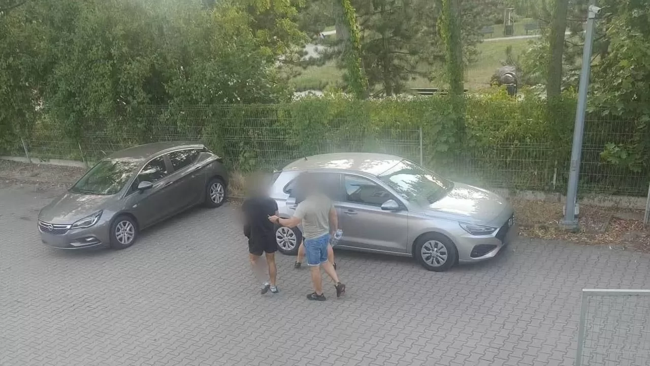 Затримання підозрюваного у нападі на українців у Польщі / Фото: поліція Вроцлава