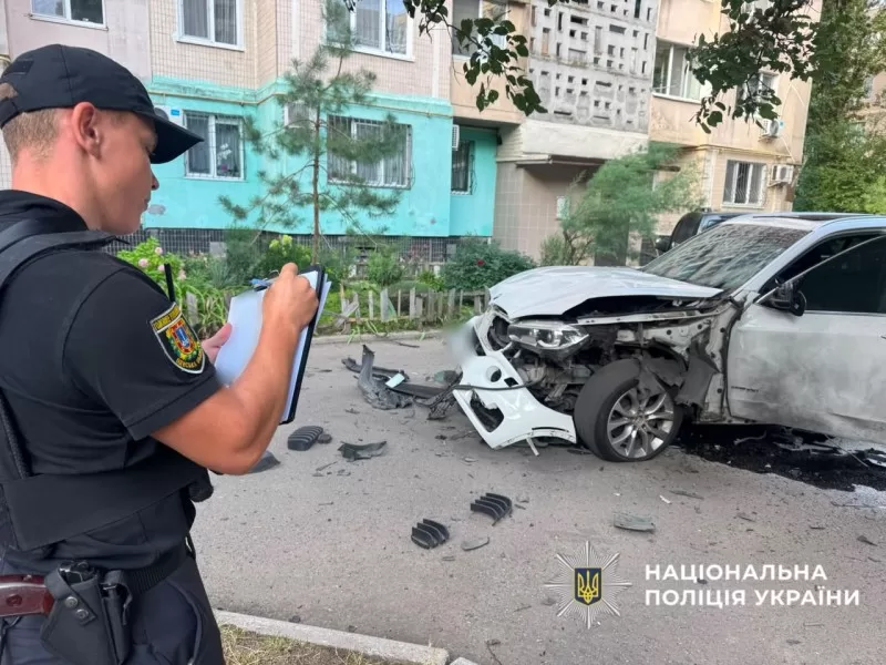 Поліція на місці вибуху в Одесі / Фото: ГУНП в Одеській області