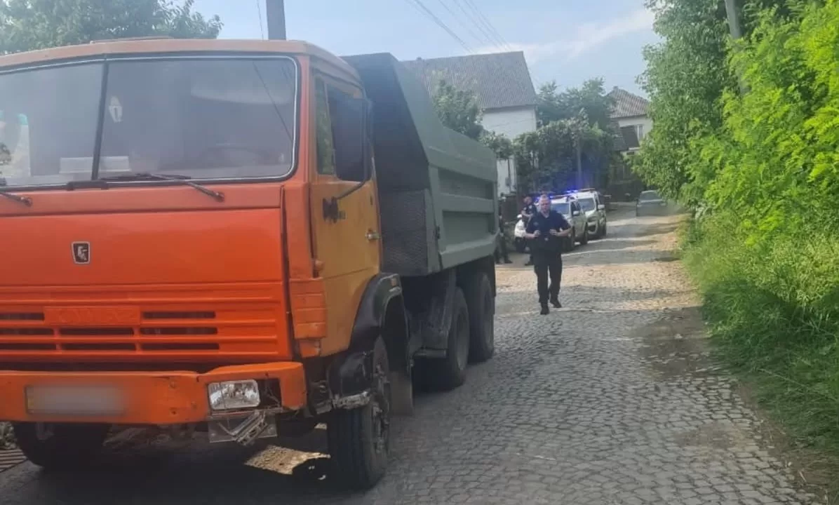 Место смертельного ДТП на Закарпатье / Фото: ГУНП в Закарпатской области