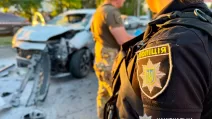 На проспекті Небесної Сотні в Одесі вибухнуло авто / Фото: Нацполіція