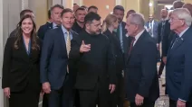 Владимир Зеленский и сенаторы США / Фото: Associated Press