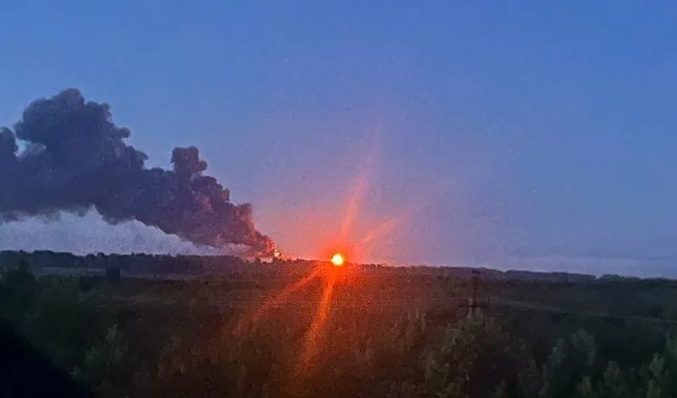 Fire at a Wildberries warehouse in Penza / Photo: Exilenova+