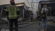 Последствия удара по Киеву 30 июля / Фото: ГСЧС