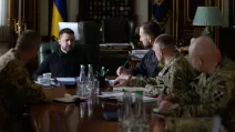 ПВО, фронт и дальнобойные удары: Зеленский провел совещание с военным руководством / Фото: ОПУ