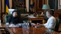 Алексей Соболев в кабинете президента Украины Владимира Зеленского / Фото: ОПУ