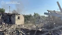 Наслідки ворожої атаки на Запоріжжя / Фото: Запорізька ОВА