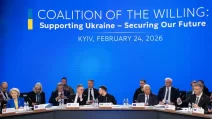 Саммит «Коалиции желающих» в Киеве. 24 февраля 2026 года / Фото: Офис президента