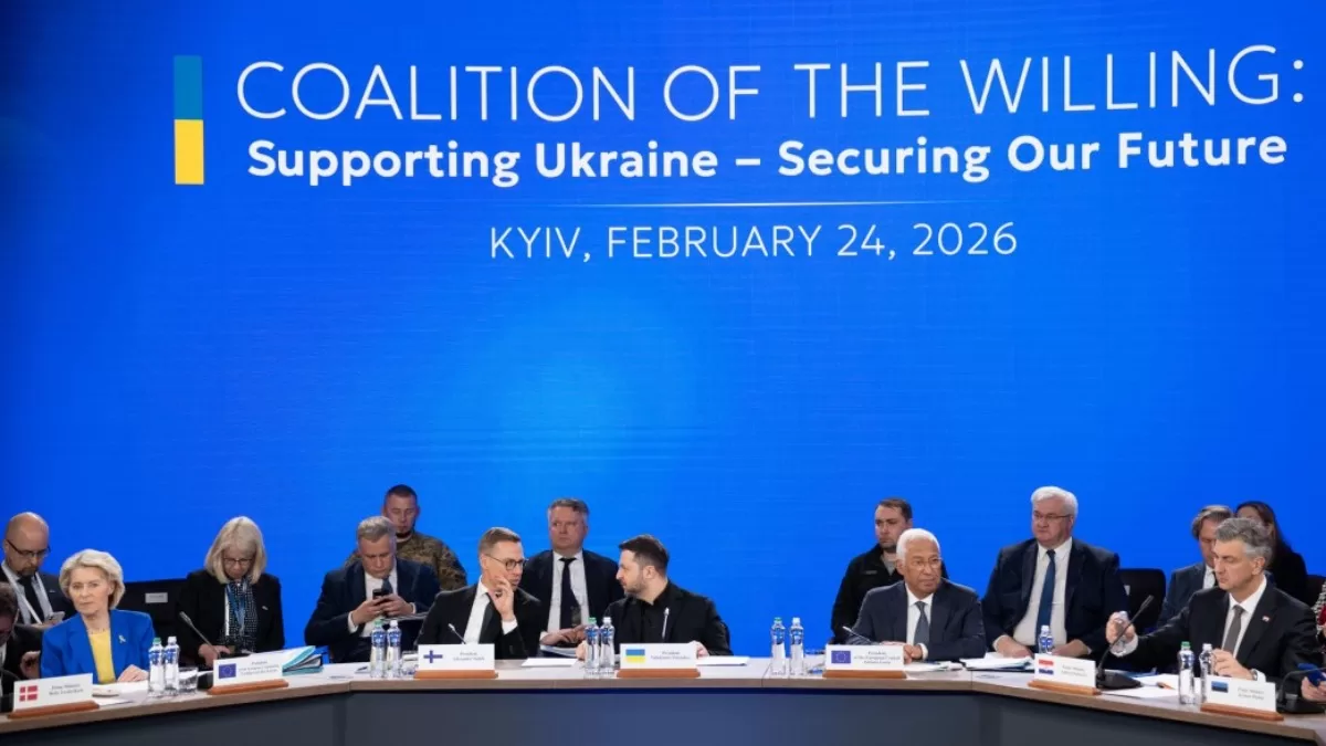 Самміт “Коаліції охочих” у Києві . 24 лютого 2026 / Фото: Офіс президента
