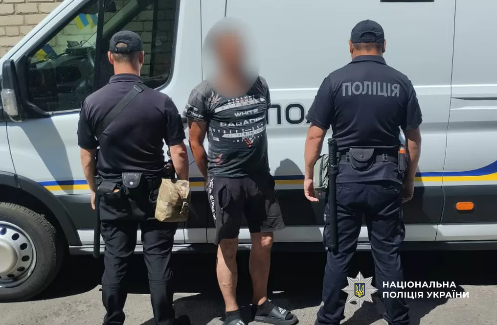 Задержанный военнослужащий в СОЧ / Фото: ГУНП в Одесской области