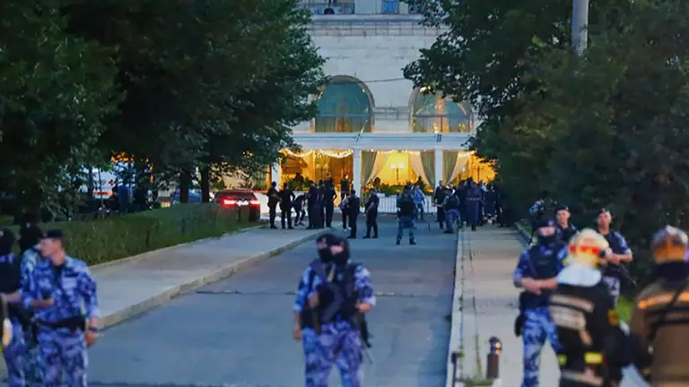 Место взрыва в Москве 1 августа / Фото: РосСМИ