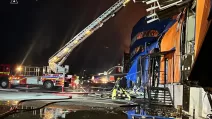 Место российского удара в Киевской области 5 августа / Фото: ГСЧС