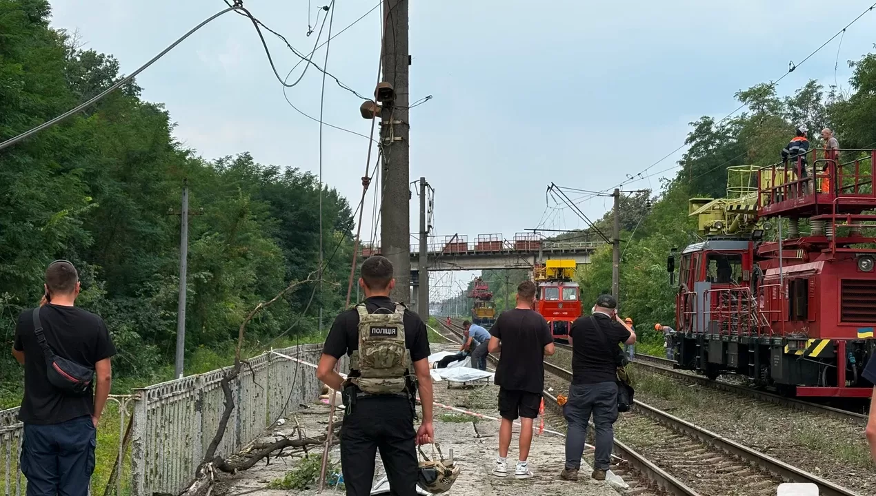 Станція "Квітнева" на Київщині, 5 серпня / Фото: hromadske