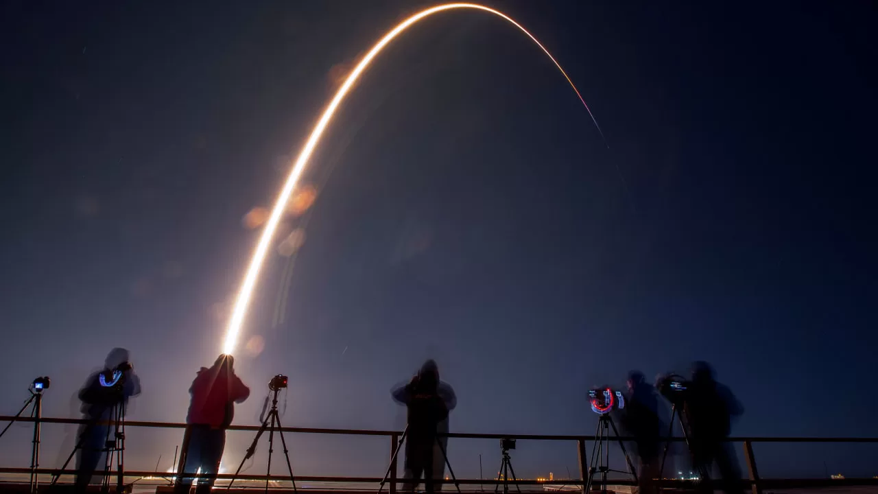 Старт ракеты SpaceX Falcon 15 января 2025 года / Фото: EPA