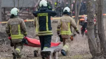 Site where a drone was found in Lithuania / Photo: LRT