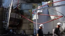 Наслідки атаки на активи компанії Кернел у Чорноморську. 3 травня 2026 / Фото: Facebook компанія Кернел