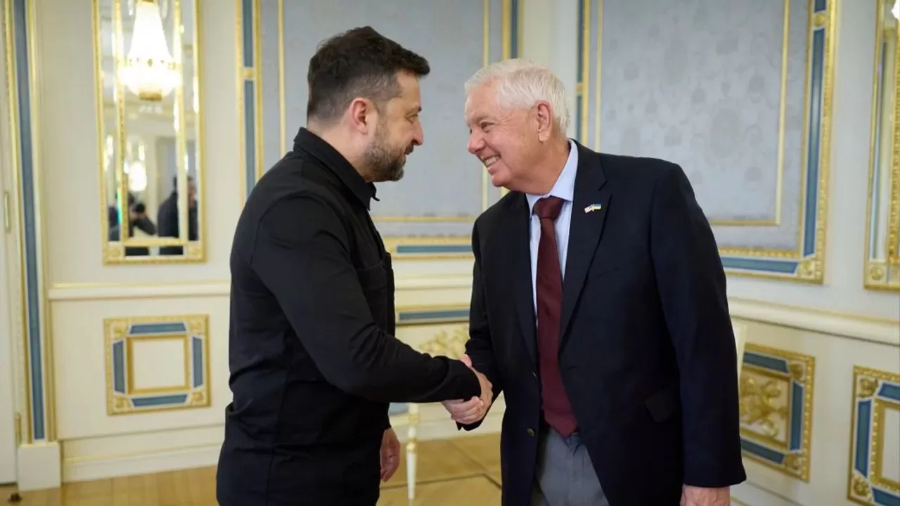 Володимир Зеленський і Ліндсі Грем / Фото: Офіс президента