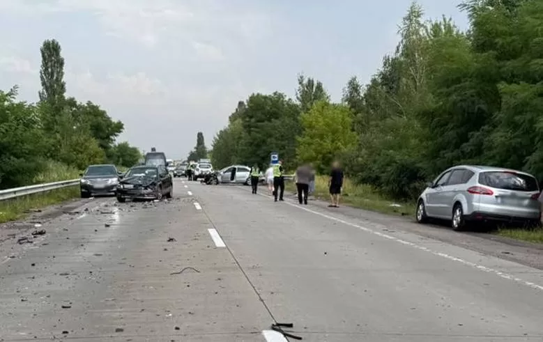 Місце ДТП із постраждалими на Житомирщині / Фото: ГУНП в Житомирській області