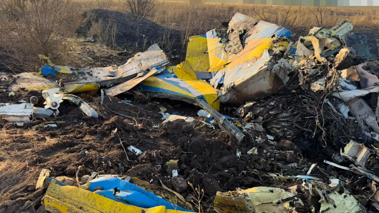 Место катастрофы МиГ-29 в Одесской области / Фото: ГБР