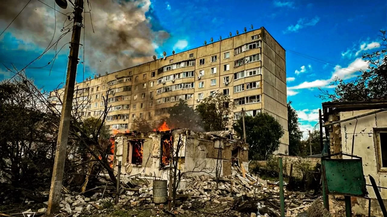 Последствия удара по Балаклее 12 августа / Фото: ГСЧС