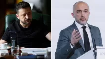 Владимир Зеленский и Андрей Пышный / Коллаж: Головне в Україні