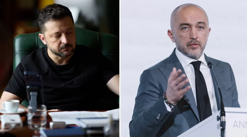 Владимир Зеленский и Андрей Пышный / Коллаж: Головне в Україні