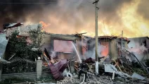 House in Sumy region destroyed by Russian drones / Photo: Sumy Regional Military Administration
