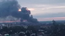 In Samara, a workshop near the Progress plant caught fire following a missile strike / Photo: social media
