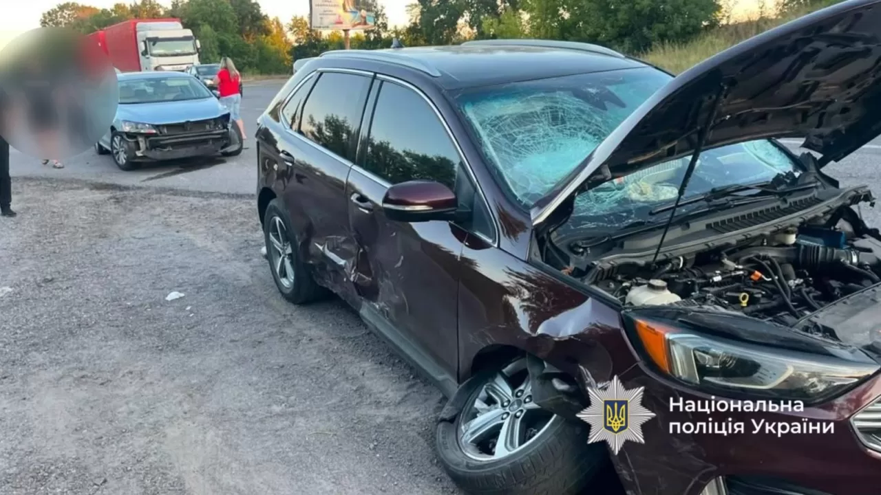 Авария произошла вечером 15 августа в Винницком районе / Фото: Нацполиция