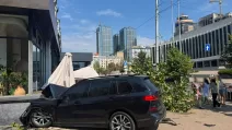 Место ДТП в Голосеевском районе Киева / Фото: Нацполиция