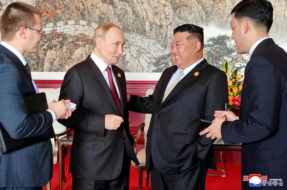 Ким Чен Ын и Владимир Путин в Пекине, 3 сентября 2025 года / Фото: KCNA