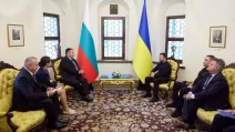 Володимир Зеленський з послами Болгарії, Естонії, Індії та Німеччини / Фото: Офіс президента