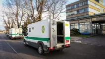 Oschadbank cash-in-transit vehicles / Photo: HVG