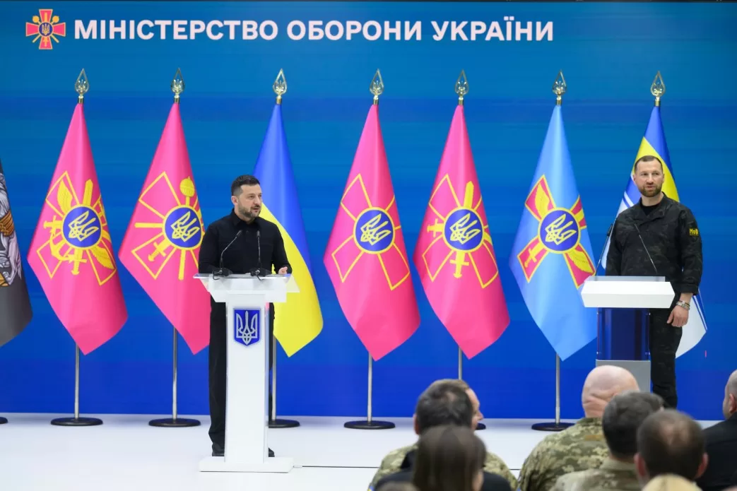 Володимир Зеленський та Євгеній Хмара / Фото: Офіс президента
