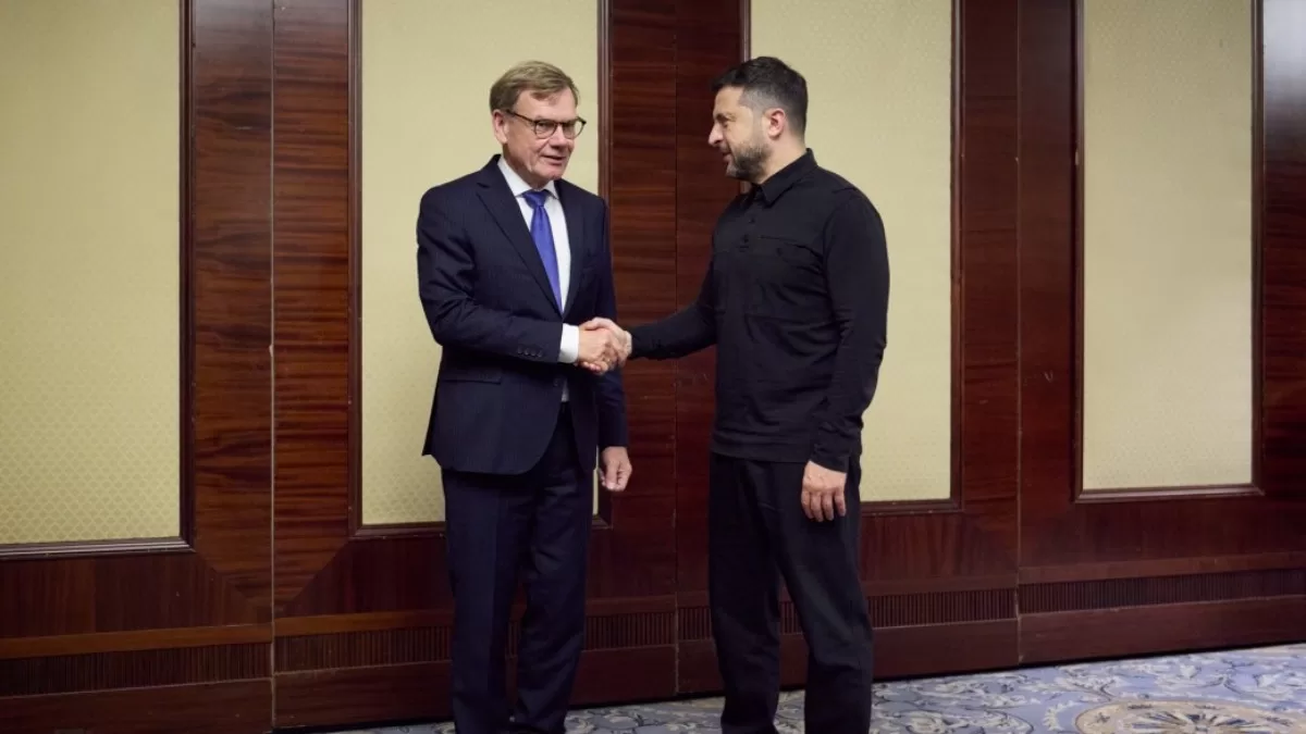 В Киеве Президент Украины Владимир Зеленский провел встречу с министром иностранных дел Германии Йоганном Вадефулем / Фото: Офис президента