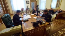 Зеленский провел почти двухчасовой разговор с Макроном / Фото: Офис президента