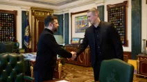 Володимир Зеленський та Михайло Федоров під час зустрічі 14 січня 2026 року / Фото: ОПУ