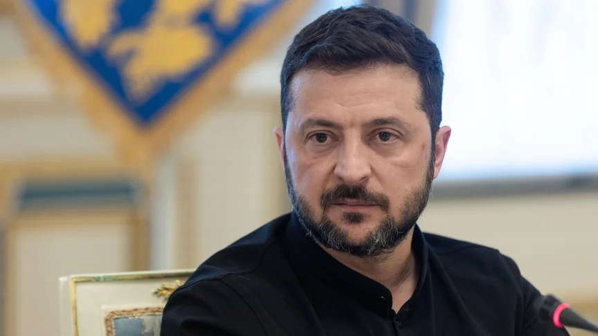 Президент України Володимир Зеленський на зустрічі з журналістами / Фото: ОПУ