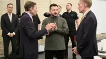 Президент України Володимир Зеленський провів зустріч із сенаторами США Річардом Блюменталем та Джеймсом Ленкфордом / Фото: ОПУ