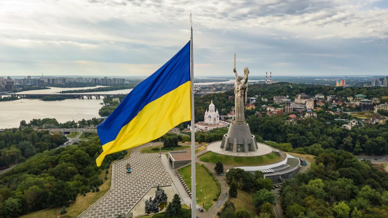 Прапор України у Києві / Фото: depositphotos