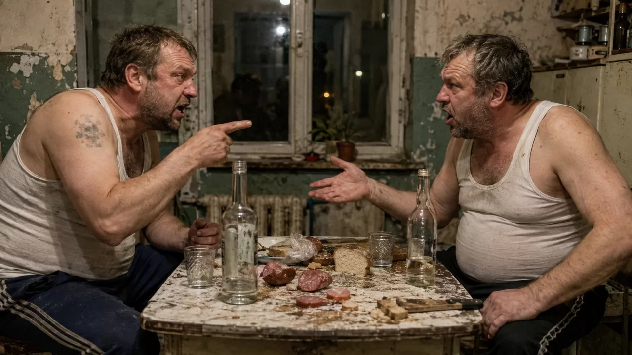 У Харкові затримали чоловіка за вбивство товариша під час застілля / Зображення згенеровано ШІ