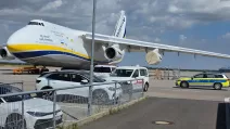 Ukrainian aircraft at Leipzig/Halle Airport / Photo: Bild