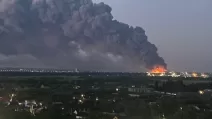 Пожежа на НПЗ в Кстово Нижньогородської області РФ / Фото: Exilenova+