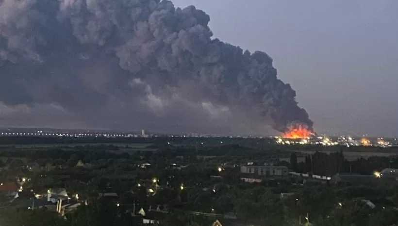 Пожежа на НПЗ в Кстово Нижньогородської області РФ / Фото: Exilenova+