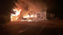 Через ворожу атаку була пошкоджена інфраструктура пункту пропуску «Виноградівка» / Фото: ДПСУ