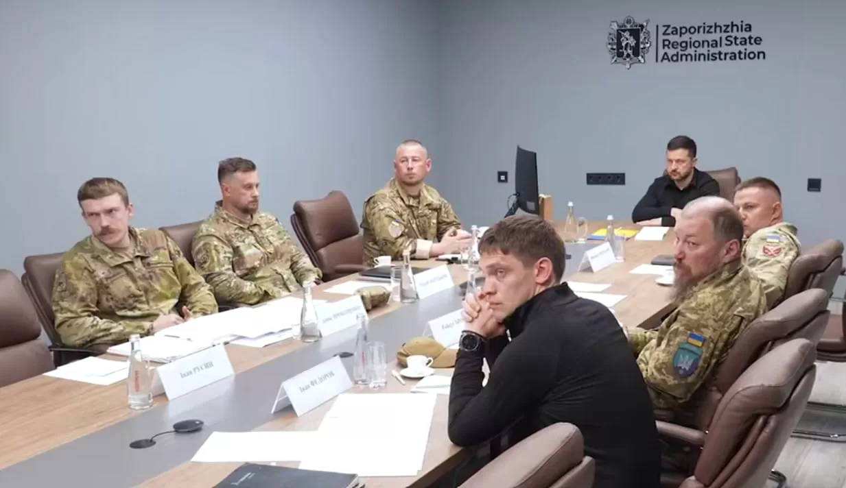 Совещание по вопросам безопасности в Запорожской области 26 августа / Скриншот