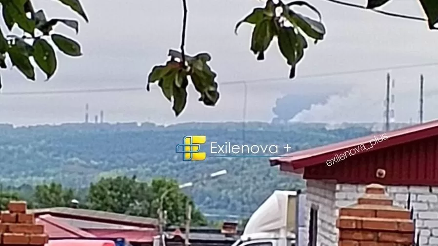 Пожар на складе Ozon / Фото: Exilenova+