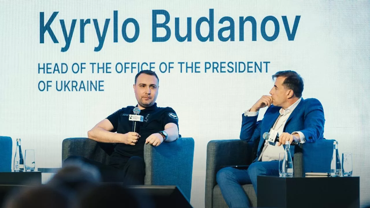 Кирило Буданов на Міжнародному форумі «Україна завтра» / Фото: t.me/Kyrylo_Budanov_Official